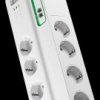 PMF83VT-GR Surge protection power strip, 8-way, gray