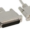 Kabel szeregowy, długość 1.8m, złącze A: 25-stykowe D-sub, złącze B: 9-stykowe D-sub