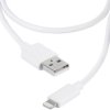 Vivanco Kabel USB USB 2.0 Złącze męskie USB-A, Złącze męskie Lightning 1.20 m biały Uniwersalny 36299