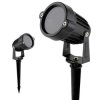 Reflektor ogrodowy wbijany GU5.3 , IP65, czarny, plastikowy, OPTIC-X HOROZ