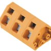 PCB terminal, 5 pole, pitch 7.5 mm, AWG 26-14, 15 A, spring-clamp connection, orange, 1952600000