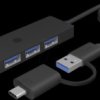 IB-HUB1424-C3 USB 3.0 4-port hub, 4x A, USB-A/C connection cable
