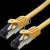 21991821 Cat. 8.1 patch cable, LSOH, S/FTP, yellow, 1 m