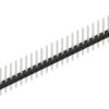 Pin header, 30 pole, pitch 2 mm, straight, black, SLY110430Z