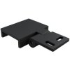 Angle bracket, 27-32mm, black, for FLEXLINE - linear lighting system, 62425233, package with 2 pieces
