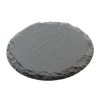 Rough Cut Laser Engraving Slate Round Coasters 4 Pack