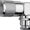 UHF plug 50 Ω, RG-58C/U, RG-141, RG-142, RG-223, solder/clamp, angled, 100024340