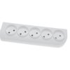 Rozgałęźnik do przedłużacza 5-gniazd b/u biały GN-5