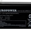 Europower Akumulator 12V Ev 6Ah Żywotność: 6-9 Lat (O Zwiększonej Pojemności)