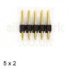 Pin header strip 5 x 2 2.54mm - Truconnect