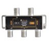 Rozdzielacz sygnału SAT splitter 1x F / 4x F Power Pass LB0047 LIBOX