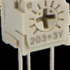 FT-63ES-203 Precision potentiometer, trimmer, vertical, 20 kOhm