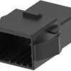 Plug housing, 12 pole, pitch 2.5 mm, straight, black, 1-1318114-6