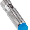 Czujnik zbliżeniowy M12 Indukcyjny 4 mm SICK Niewpuszczany 10 → 30 V prądu stałego długość 46mm Gwintowany