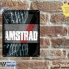 Classic AMSTRAD Logo Tron - Rustic - Metal Sign