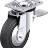Blickle 851226 LK-POEV 160KAD-ST-FA Rolka obrotowa z blachy stalowej Średnica koła: 160 mm Maksymalne obciążenie: 400 kg