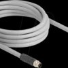 80534 M12 Cable L-coded 5 pin male to male PUR suitable for drag chain