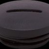 Lock cap, M20, Ø 24 mm, (L) 10 mm, black, E12209