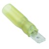 Yellow Heatshrink 6.3mm Male Crimp Connector
