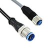 Przewód czujnik-siłownik ze złączem Złącze M12 liczba rdzeni 8 długość 1.5m Rodzaj A Żeńskie Złącze B Złącze M12