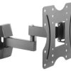 Uchwyt naścienny, 20kg, 23...42, czarny, Wym: 300x230x255mm WM-42ST-01