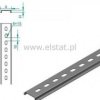 Szyna montażowa TS35 perforowana 20cm ocynk