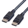 Value Kabel Displayport, Dp-Dp, Lsoh, M/M, Zwart, 10 M