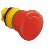 Napęd przycisku bezpieczeństwa czerwony φ 40mm, odblokowanie przez obrót, do zatrzymania awaryjnego zgodnie z ISO13850 LPCB6644