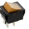PRZEŁĄCZNIK KOŁYSKOWY 2-POZYCJE 4-PINY 12V/15A ŻÓŁTY MK621
