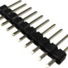 Złącze szpilkowe 10-pinowe raster: 2.54mm -rzędowe RND Przewlekany