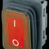 01935.3112-03 Rocker switch, 2-pin, OFF, red, I-O, illuminated