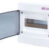 Rozdzielnica podtynkowa 8 modułowa 1x8M drzwi transparentne IP40 ECM8PT 001101010 ETI