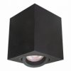 Spot LYON czarna kostka z ruchomym oczkiem do salonu LP-5881/1SM BK Light Prestige