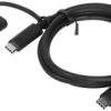 Lenovo Kabel USB USB 3.2 Gen1 Złącze męskie USB-A, Złącze męskie USB-C® 1.00 m czarny 4X90U90618