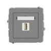 DECO Gniazdo USB-AA 3.0 szary mat 27DGUSB-5 KARLIK