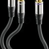 ACA011 2x Cinch to Cinch subwoofer adapter cable 0.2 m