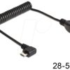 83354 Cable USB 2.0 Micro B St 90° > USB 2.0 A Bu OTG