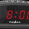 CLDK008BK Digital desk alarm clock, LED display, snooze, black