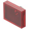 EAO 61-9681.2 Lens flush mounting red 18x24 plastic transparent