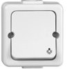 JANTAR Przycisk zwierny /światło/ n/t IP44 biały /przykręcany klawisz/ WNT-6J