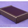 Aluminum enclosure, (L x W x H) 120 x 78 x 27 mm, black (RAL 9005), IP54, 1455J1201BK
