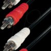 A 3 RCA cable, 2x RCA plugs, 1.5 m