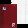 100050353 A4 notepad, grid, 50 sheets, ruling 28, punched
