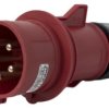 Wtyczka przenośna 32A 5P 400V czerwona IP44 SpeedPRO 13303\P01