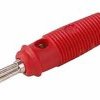 BANAN-WHIR-R Wtyk bananowy lutowany - maks. przekrój kabla: 2.5mm2, do 60VDC, czerwony, Hirschmann