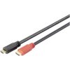 Digitus AK-330105-100-S HDMI High Speed Connection Cable with Amplifier 10m Blk