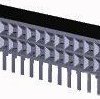 Socket header, 32 pole, pitch 2.54 mm, angled, black, 2-5535512-3