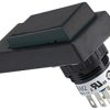 Enabling switch, 2 pole, black, unlit , IP65, HE3B-M2PB