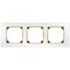 VESTRA RAMKA x3 BIAŁY / ZŁOTO 3873-27