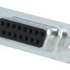 D-Sub 15-Pin Wtyk Żeńskie Na Przewód Lutowanie Hd 20 5-747909-2
